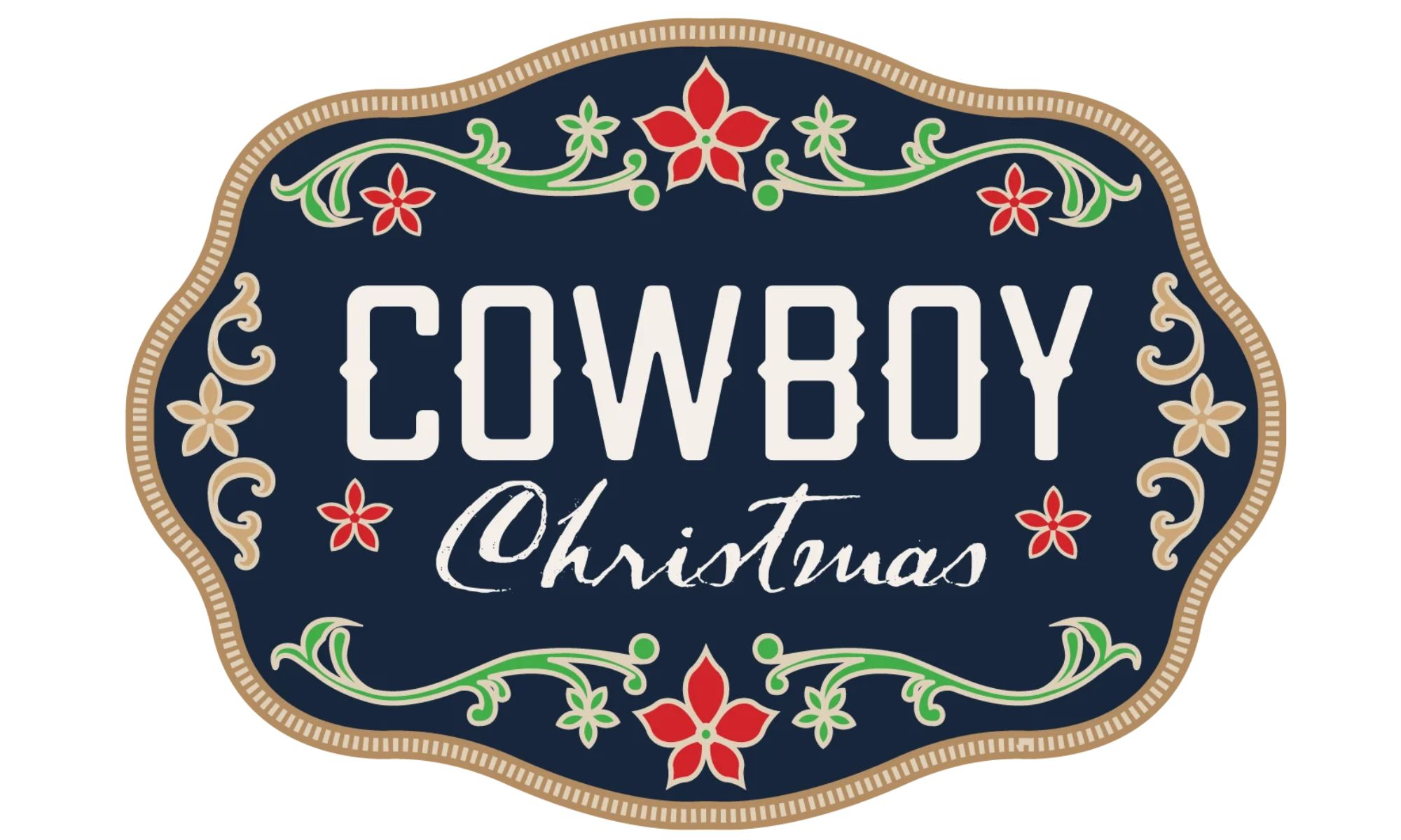 Cowboy Christmas 2026 background image