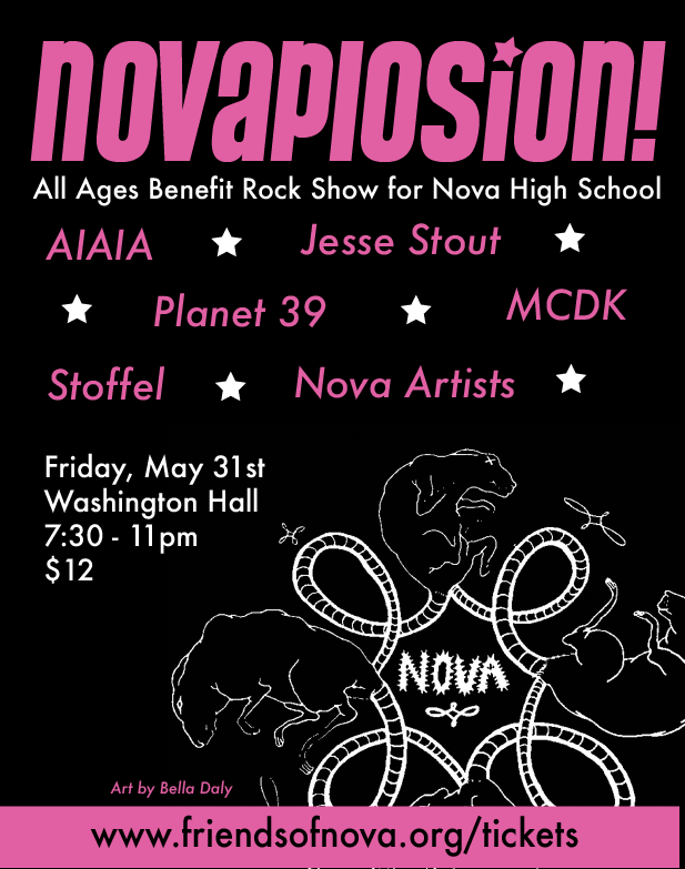 Novaplosion! Benefit Rock Show for Nova High School background image
