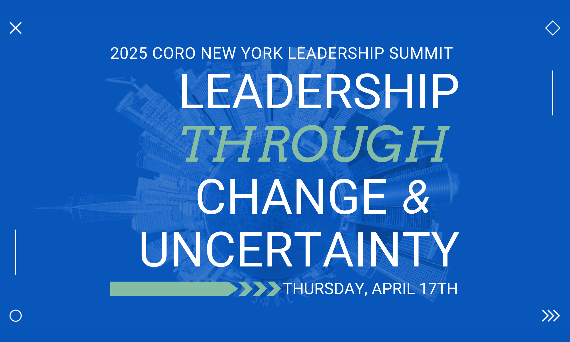2025 Coro New York Leadership Summit background image