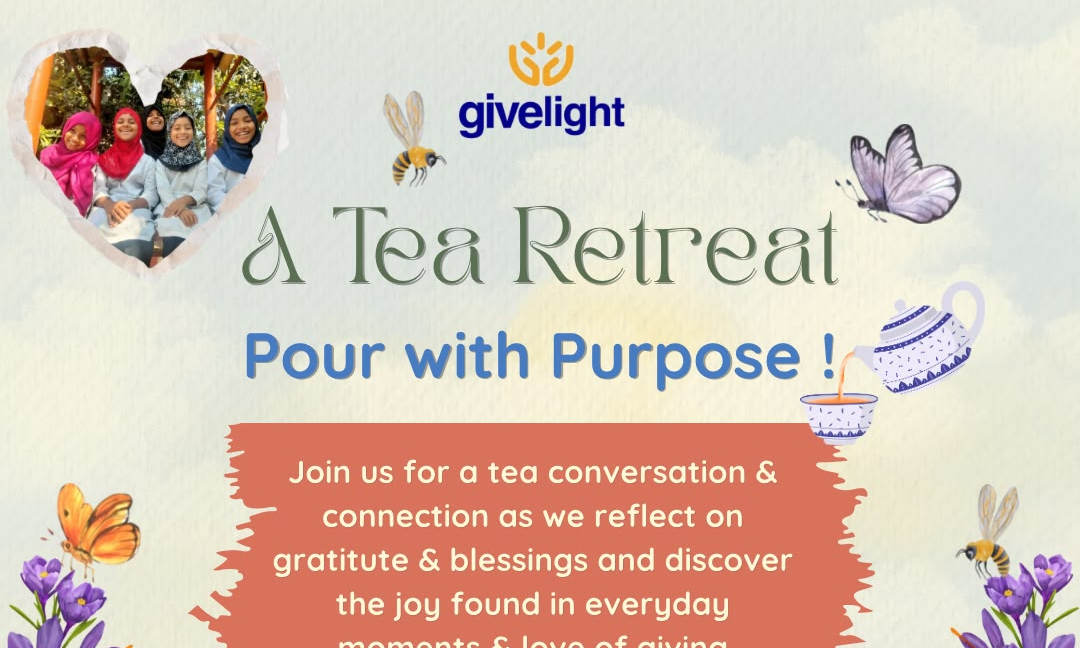 GiveLight Tea Retreat background image