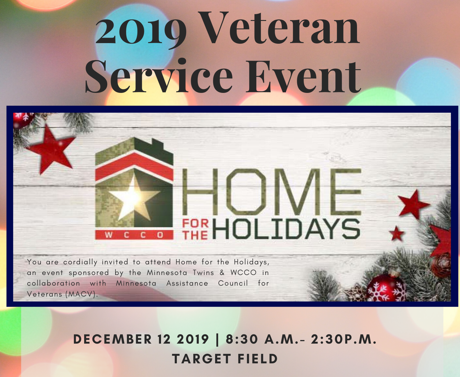 Home for the Holidays All Minnesota by MACV Events