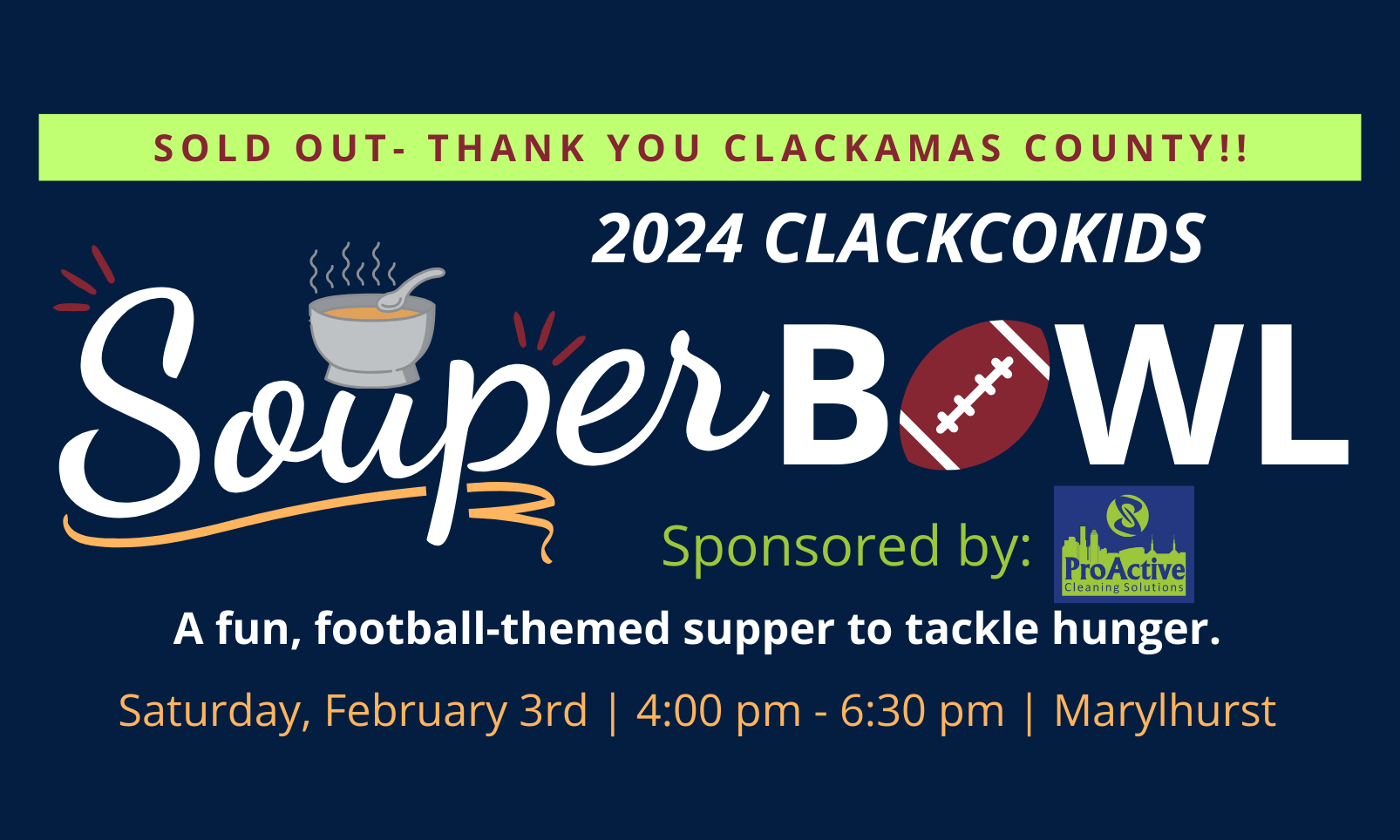 ClackCoKids 2024 Souper Bowl Supper background image