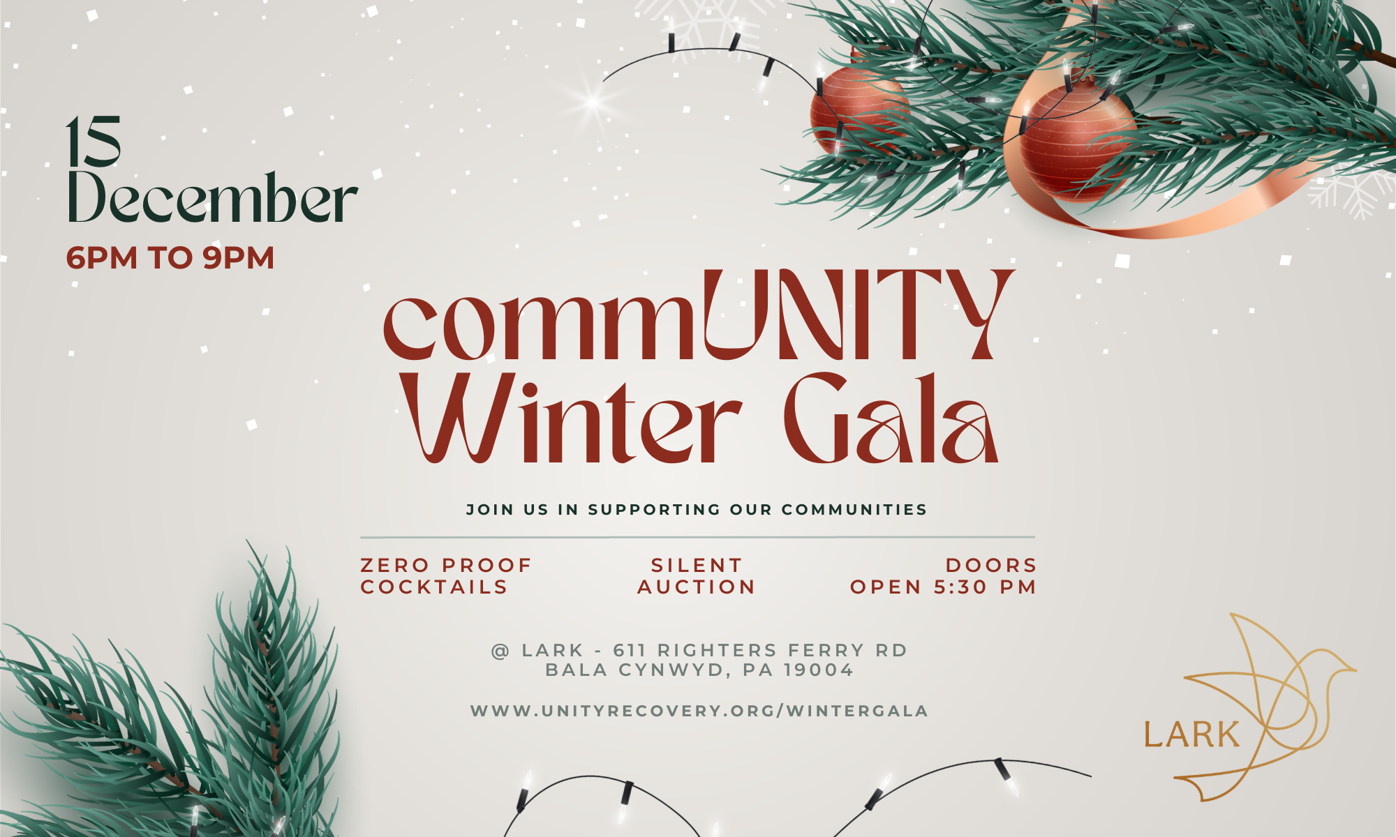 2022 commUNITY Winter Gala background image