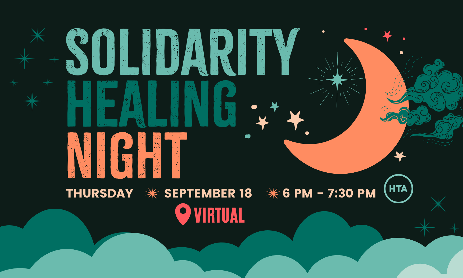 Solidarity Healing Night // Noche de Sanación en Solidaridad background image