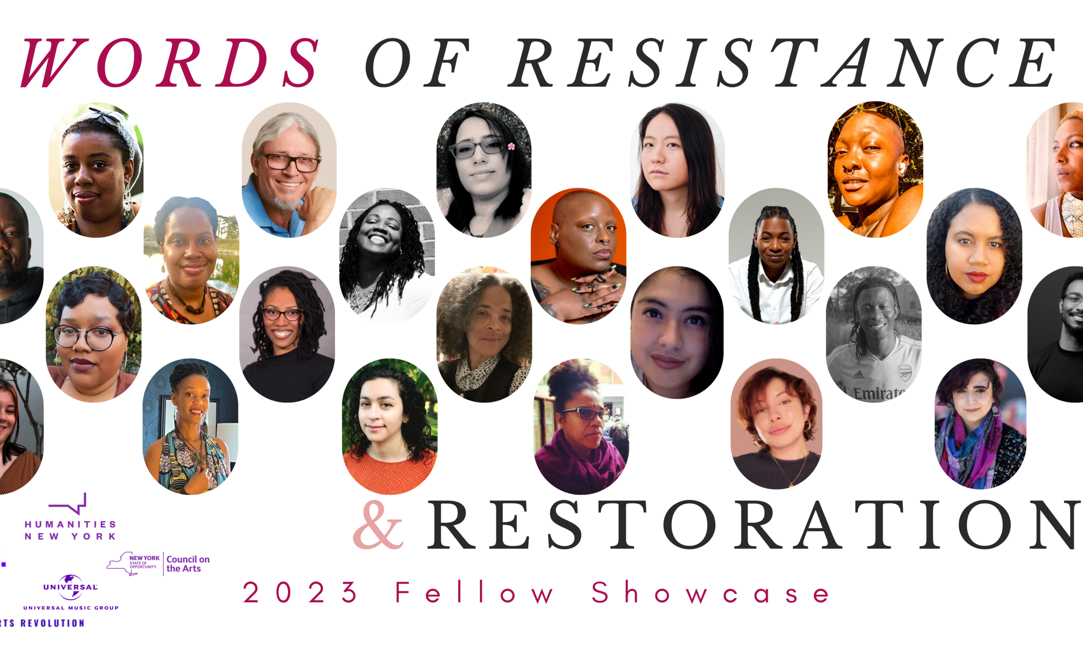 2023 Words of Resistance & Restoration Fellowship Showcase background image