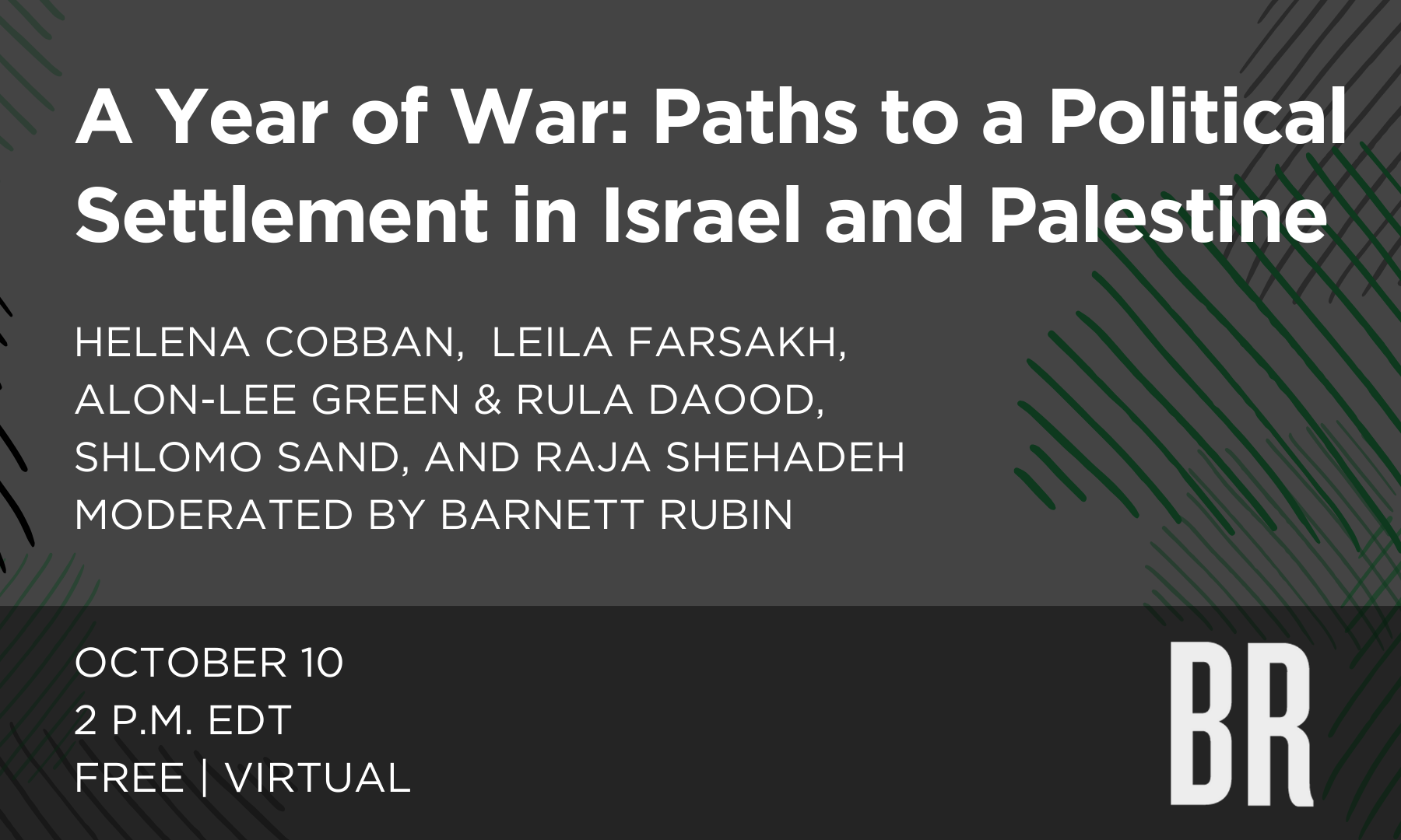 A Year of War: Paths to a Political Settlement in Israel and Palestine background image