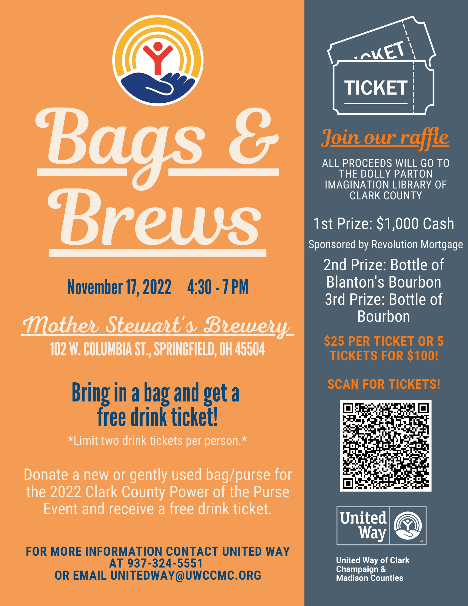 United Way's 2022 Bags & Brews by Clark County Dolly Parton's