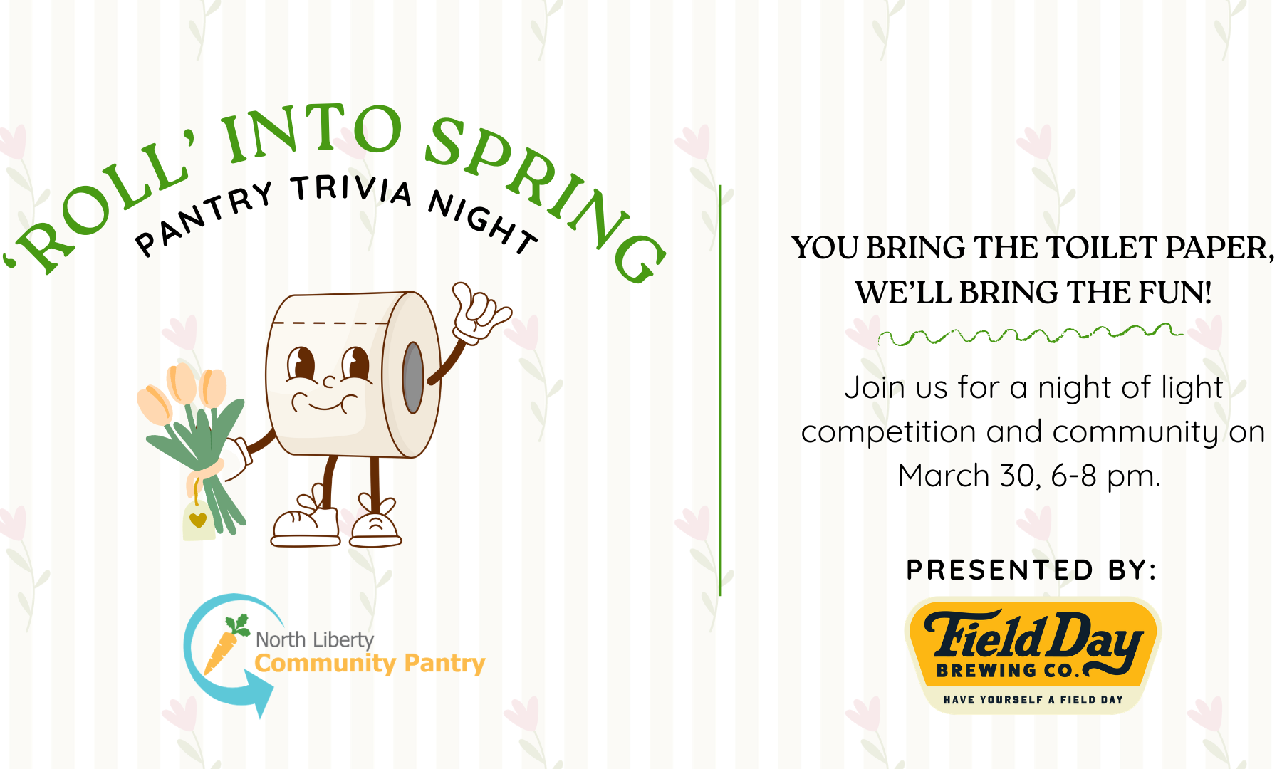 'Roll Into Spring' Trivia Night, Presented by Field Day Brewing background image