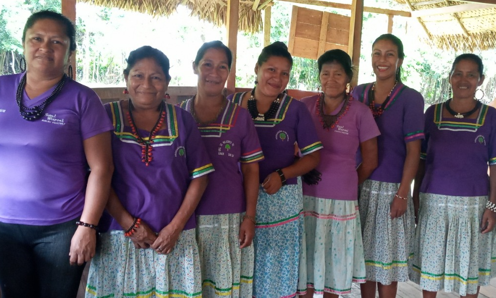 Meet the Indigenous women building a sustainable future for their families and communities. background image