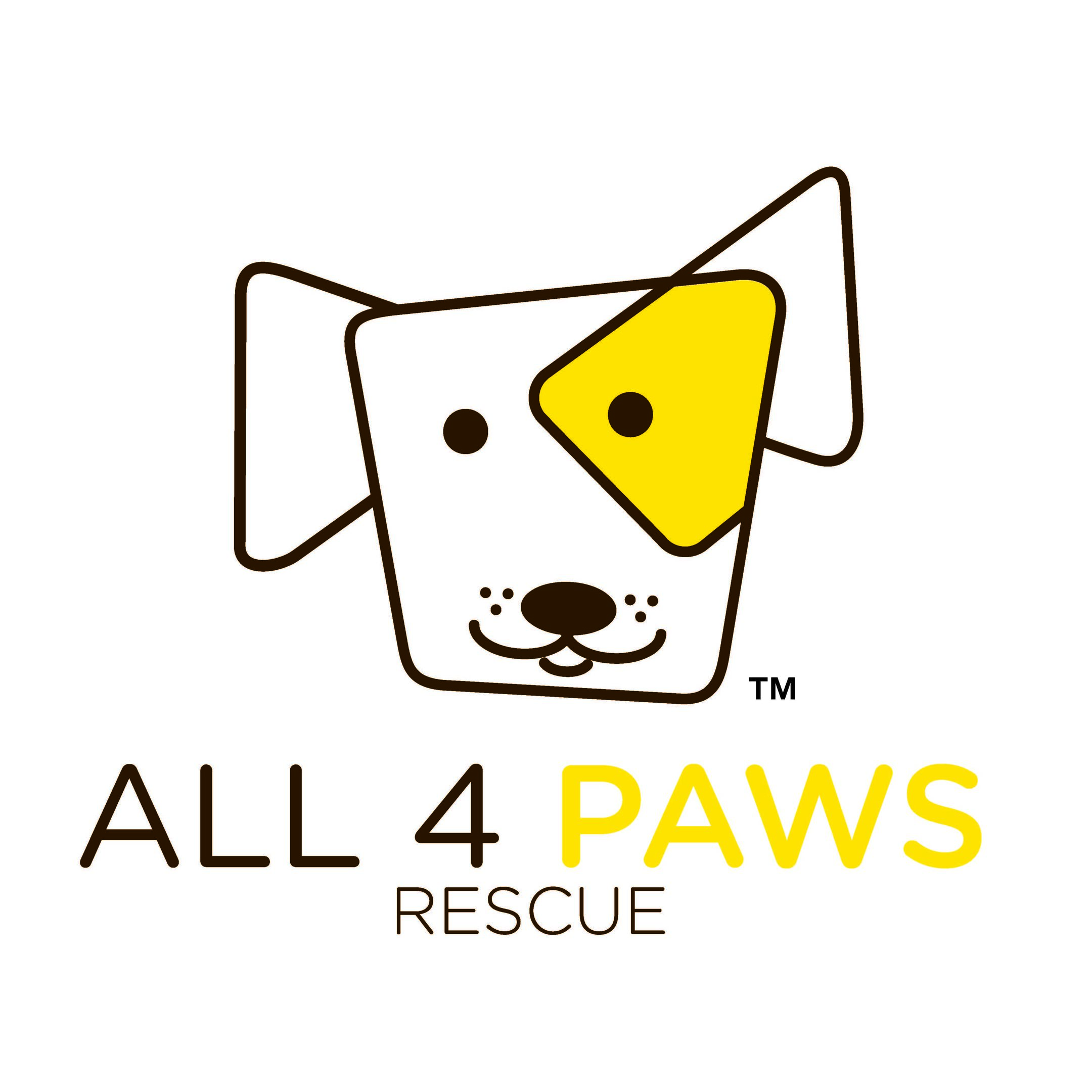 All 4 Paws Rescue logo