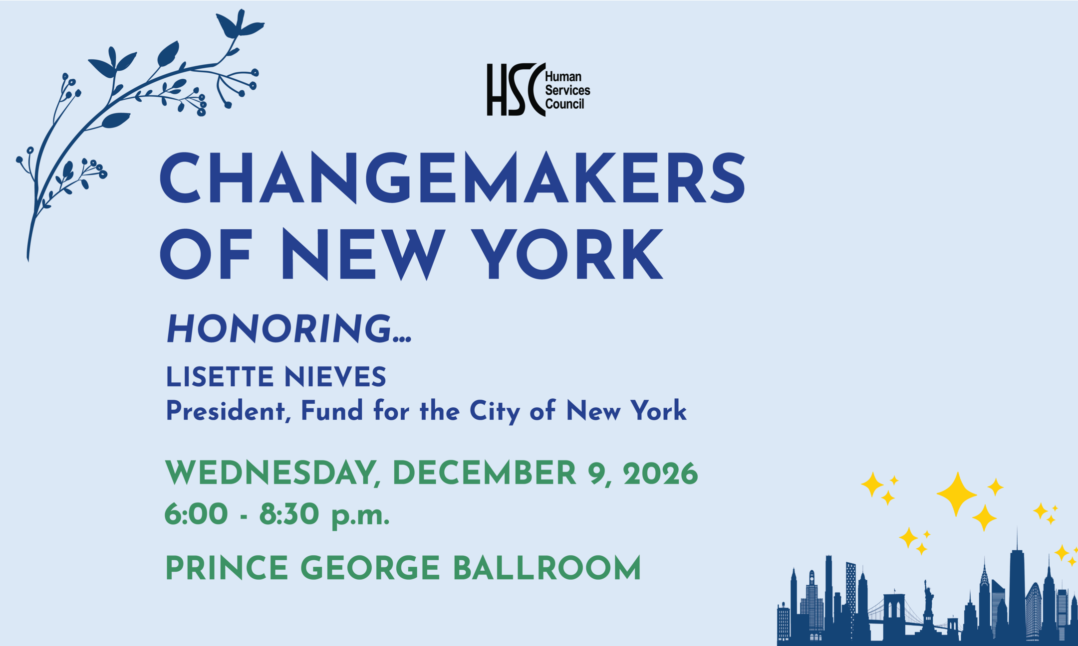 Changemakers of New York 2026 background image