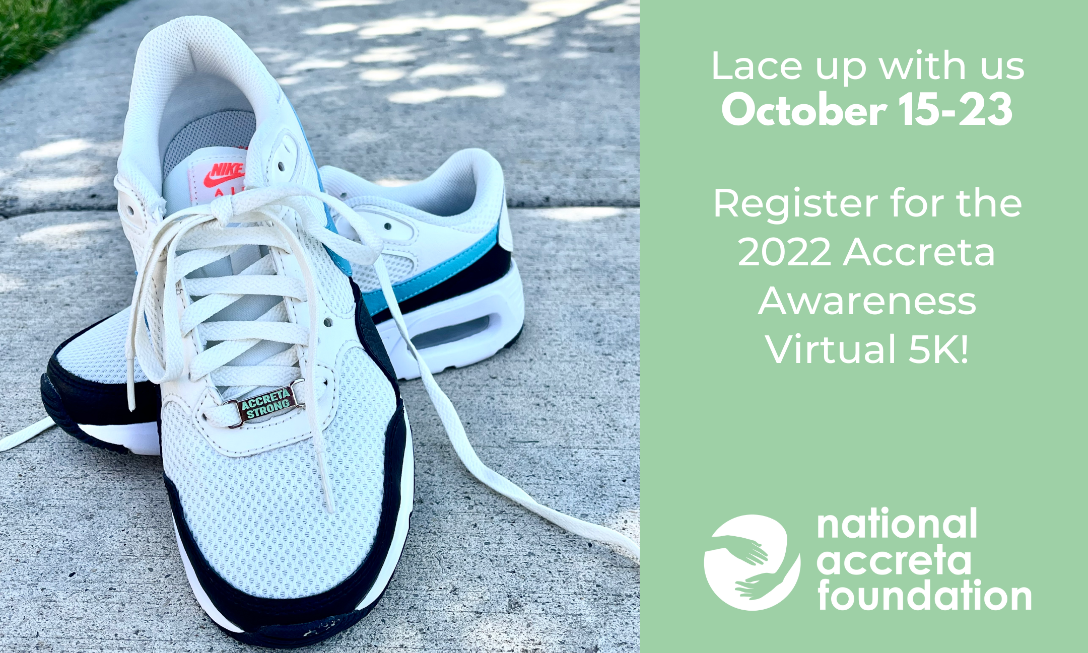 Accreta Awareness Virtual 5K 2022 background image