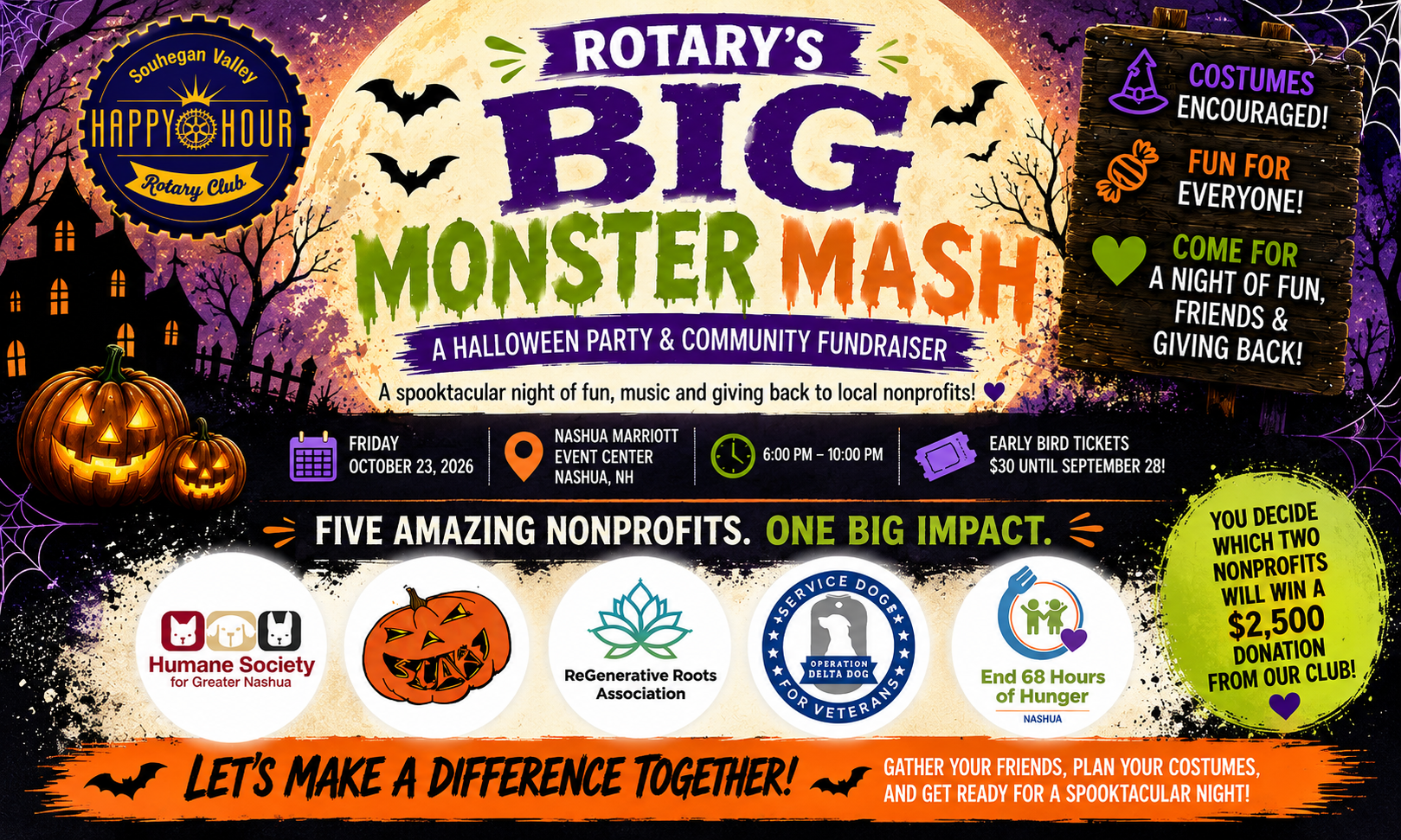 Rotarys Big Monster Mash 2026! background image