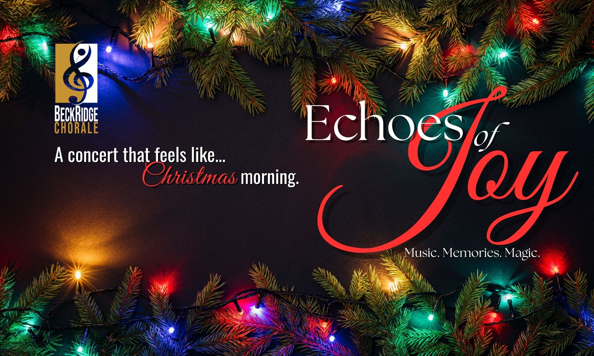 Echoes of Joy - BeckRidge Chorale - Holiday 2025 background image