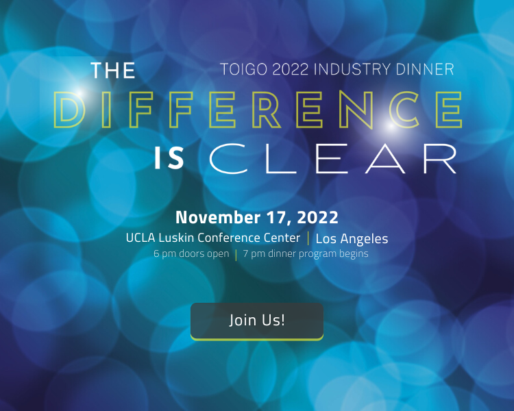 Donate Now Toigo Industry Dinner 2022 The Difference is Clear by