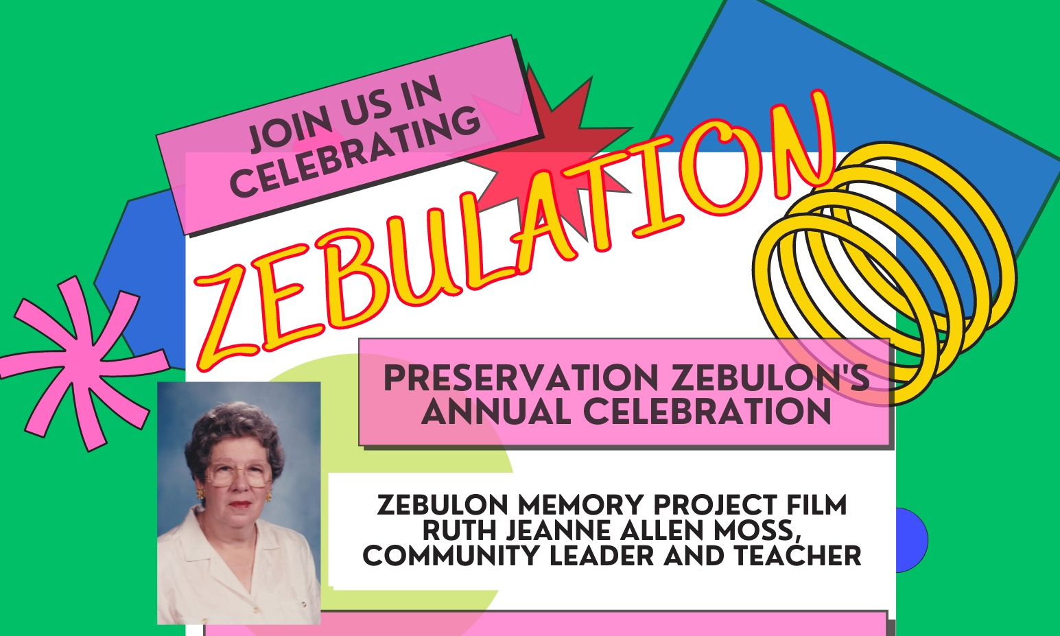 Zebulation 2021 Preservation Zebulon's Annual Celebration by