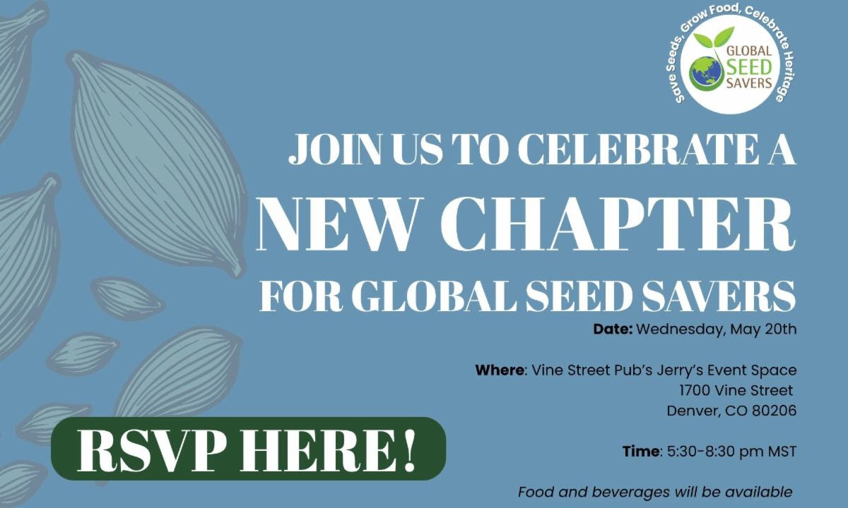 Join us to Celebrate The Next Chapter for Global Seed Savers background image