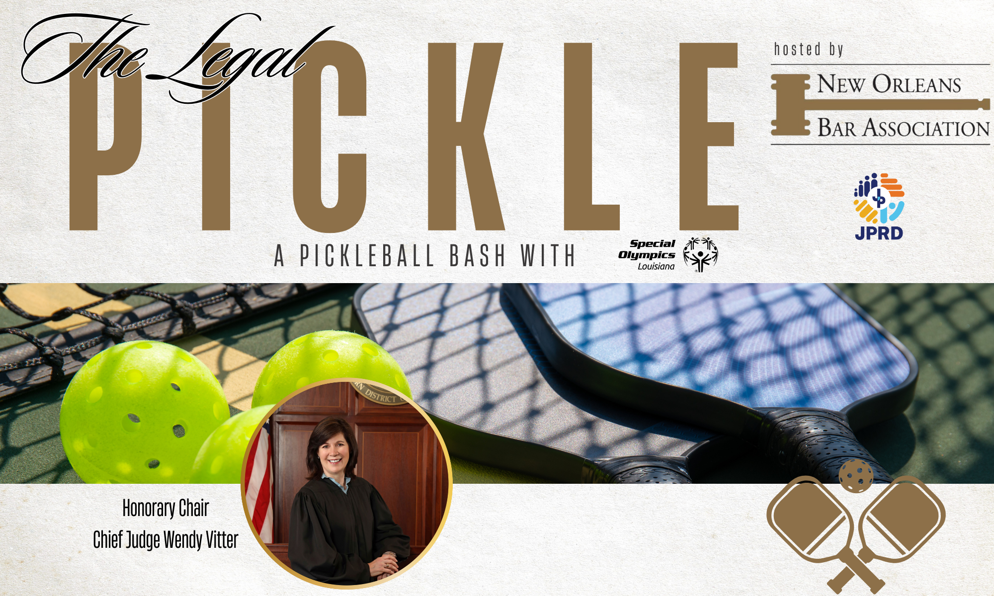 The Legal Pickle:  A Pickleball Bash with Special Olympics Louisiana background image