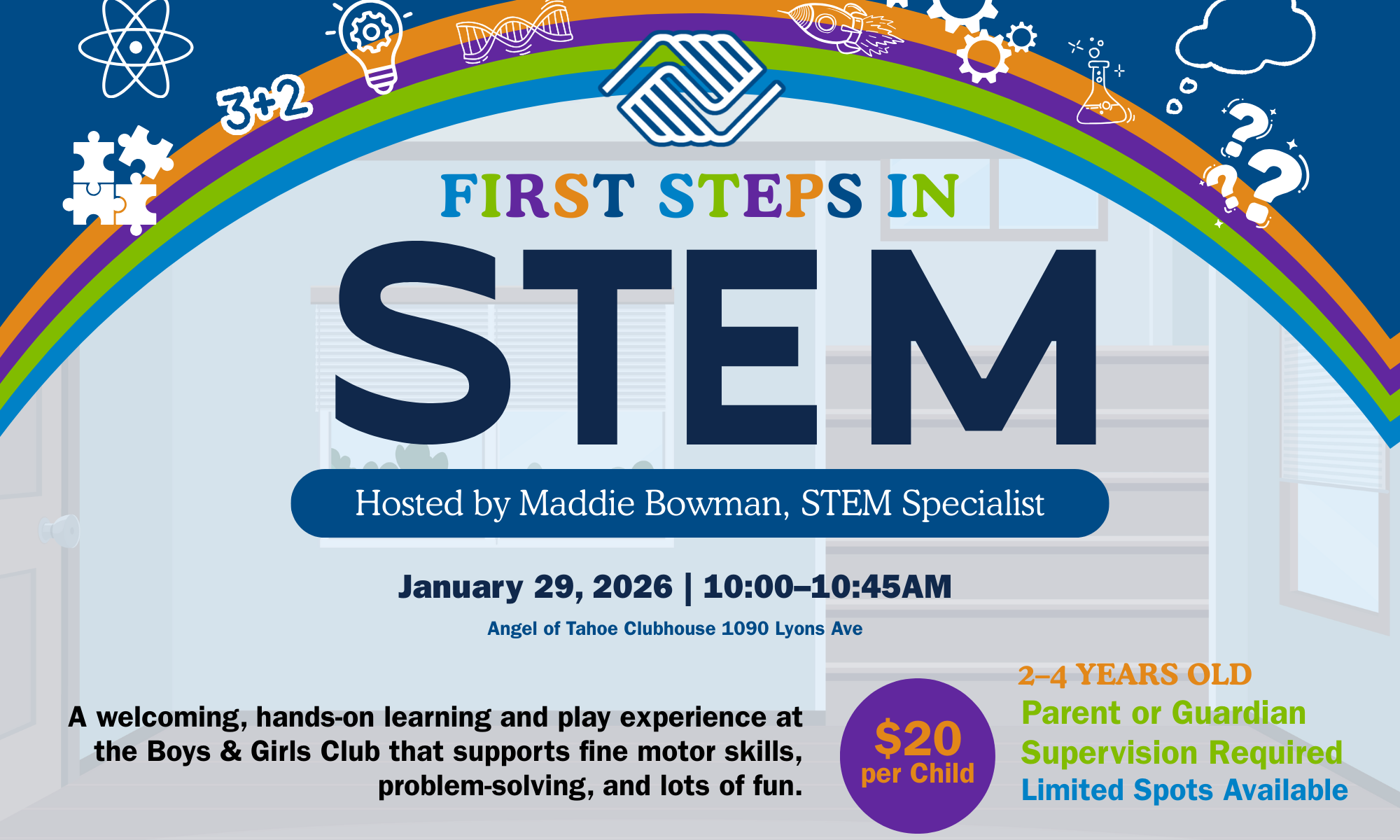 First Steps in STEM  background image