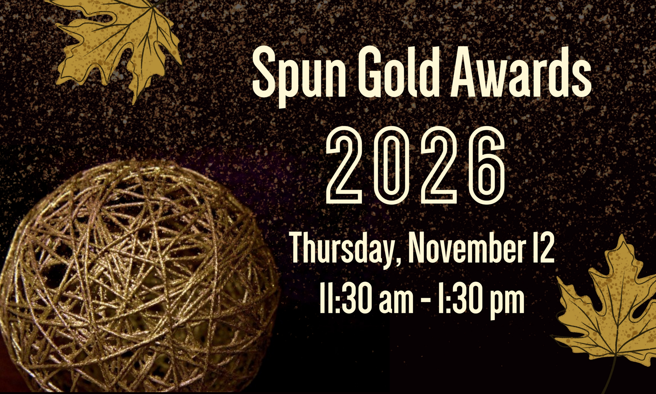 Spun Gold Awards 2026 background image