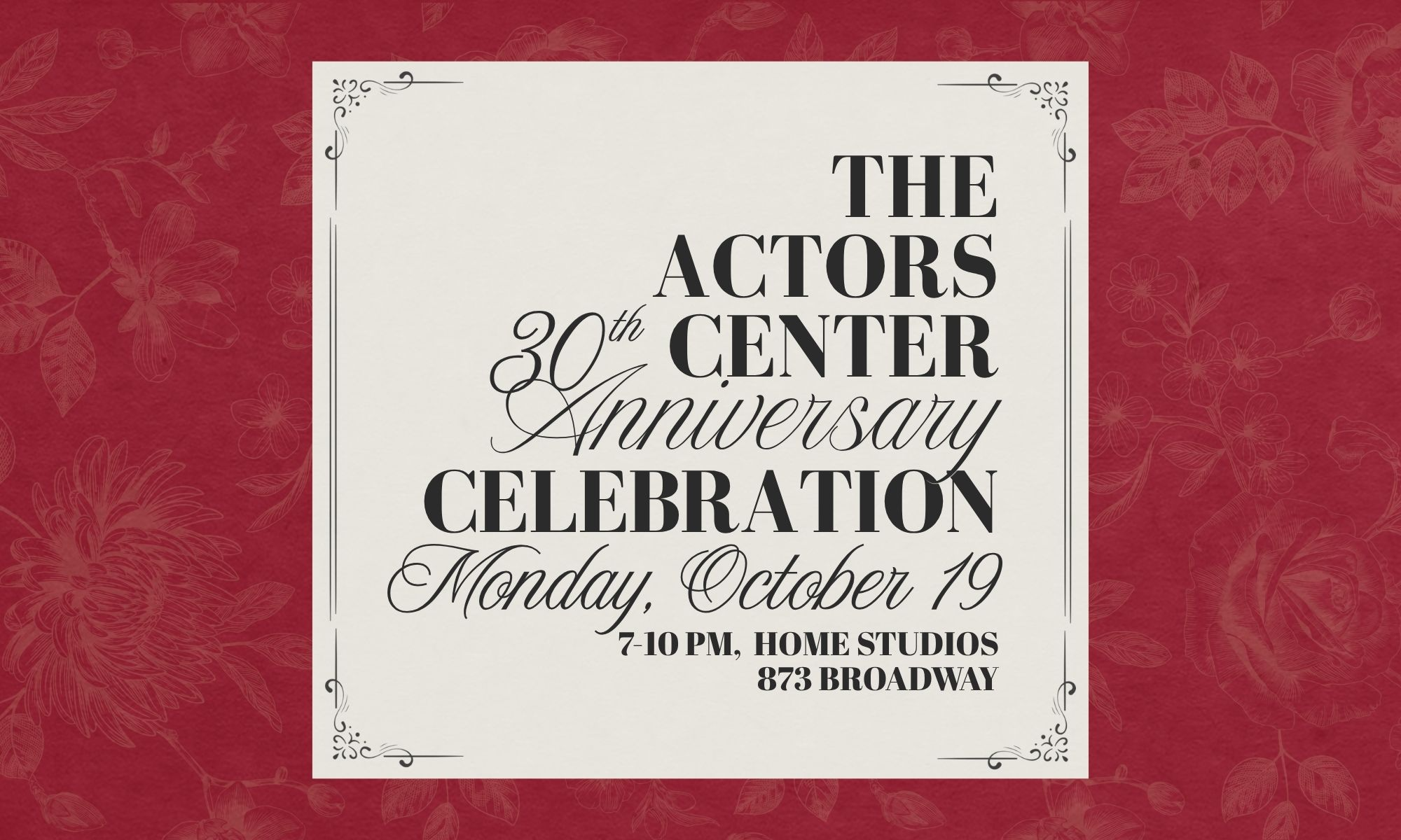 30th Anniversary Celebration background image