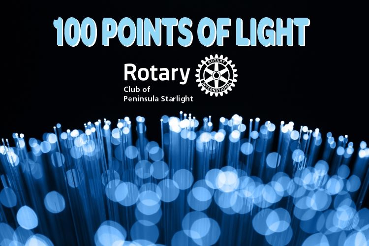100 Points of Light Fundraiser by Rotary Club of Peninsula Starlight