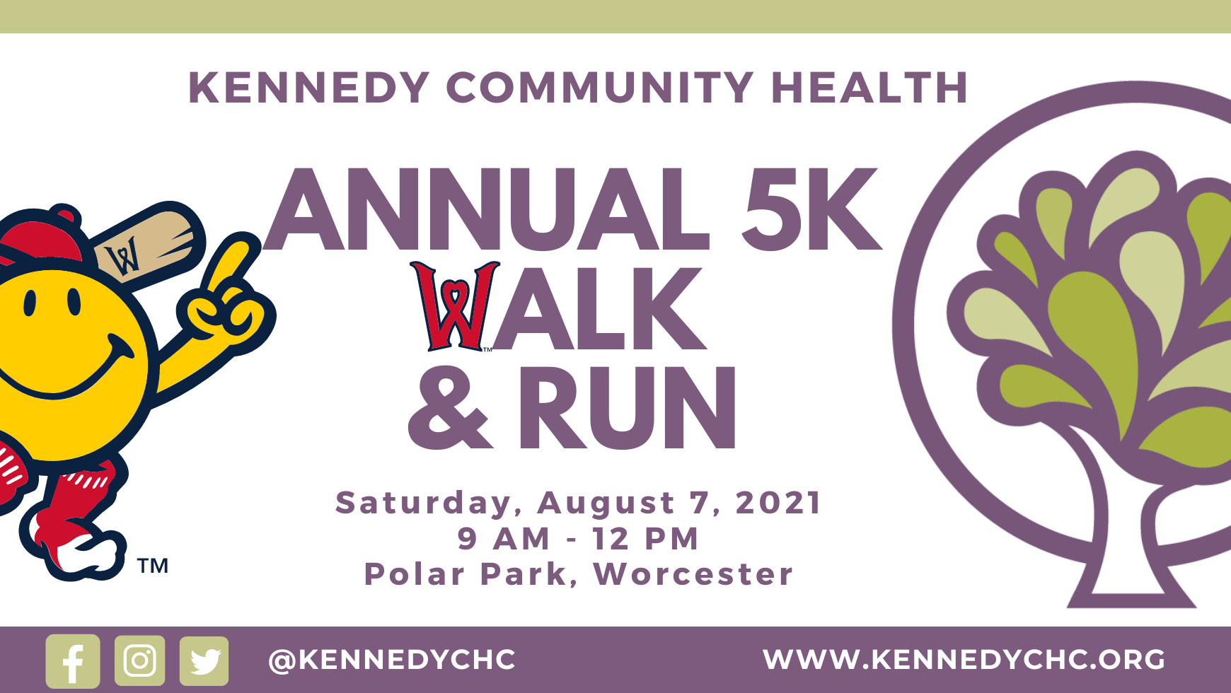 Kennedy Community Health 5K Walk & Run at Polar Park background image