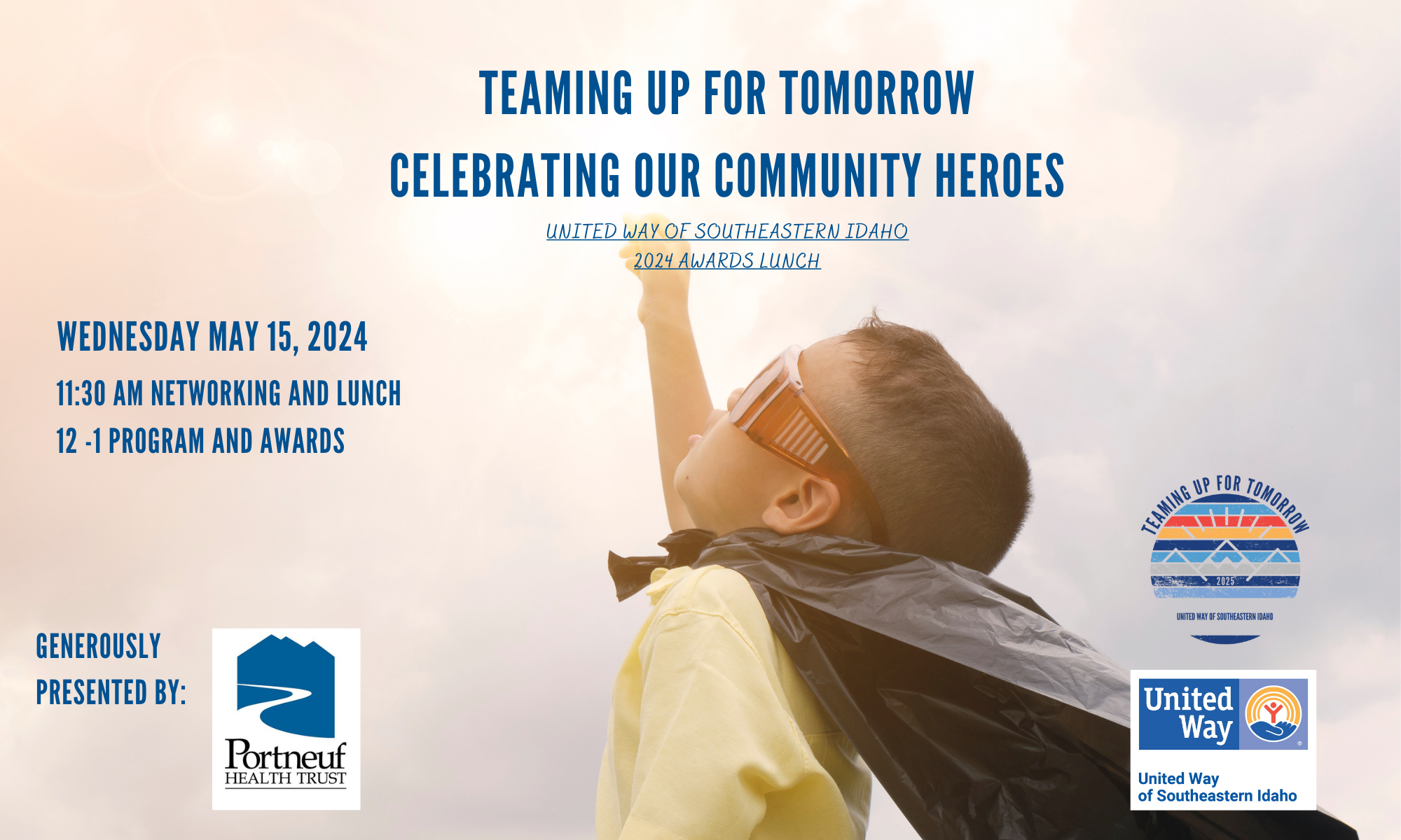 Annual Awards Luncheon: Celebrating Our Community Heroes background image