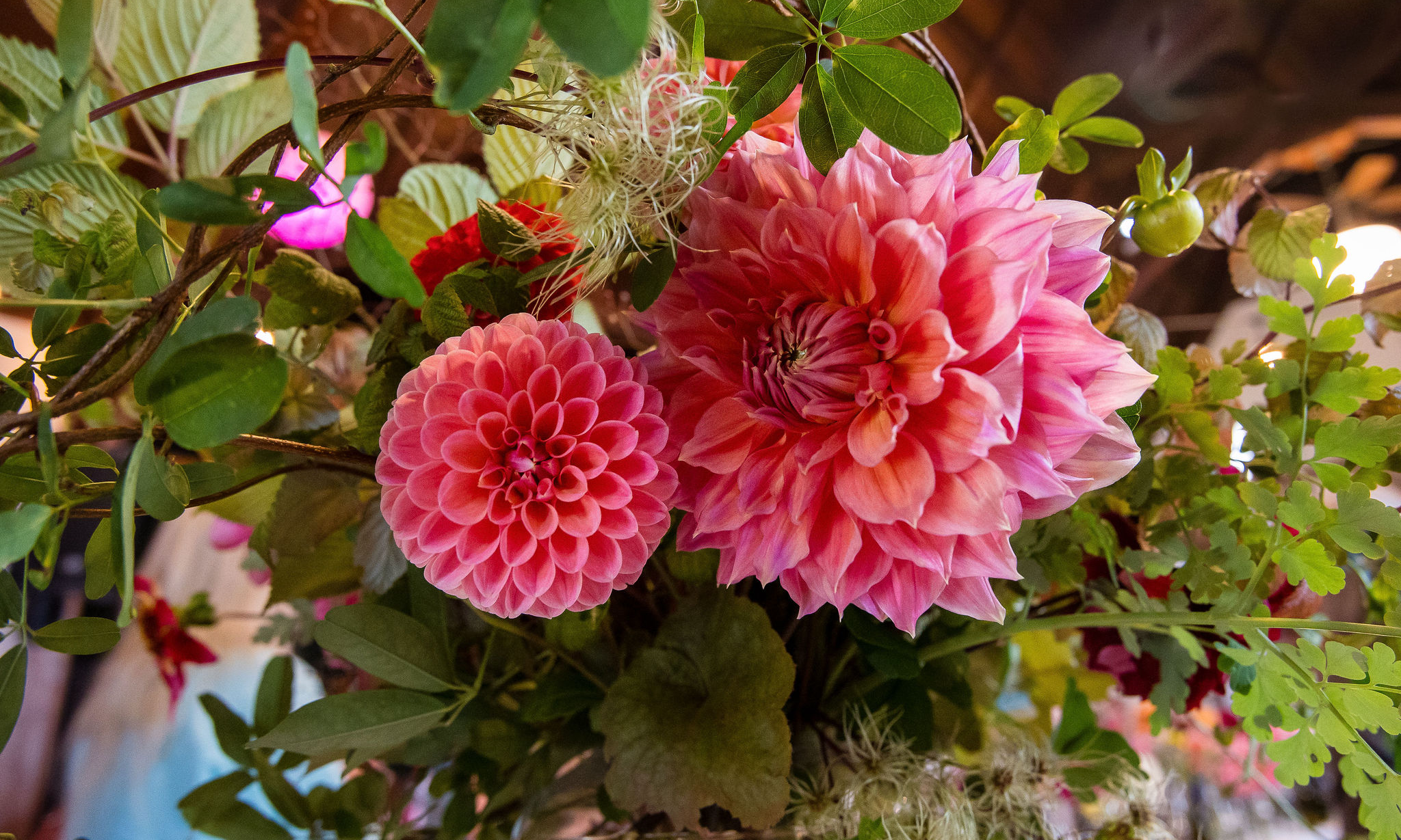 Dahlia Festival Workshop: Floral Arranging with Dahlias with Wenonah Webster background image