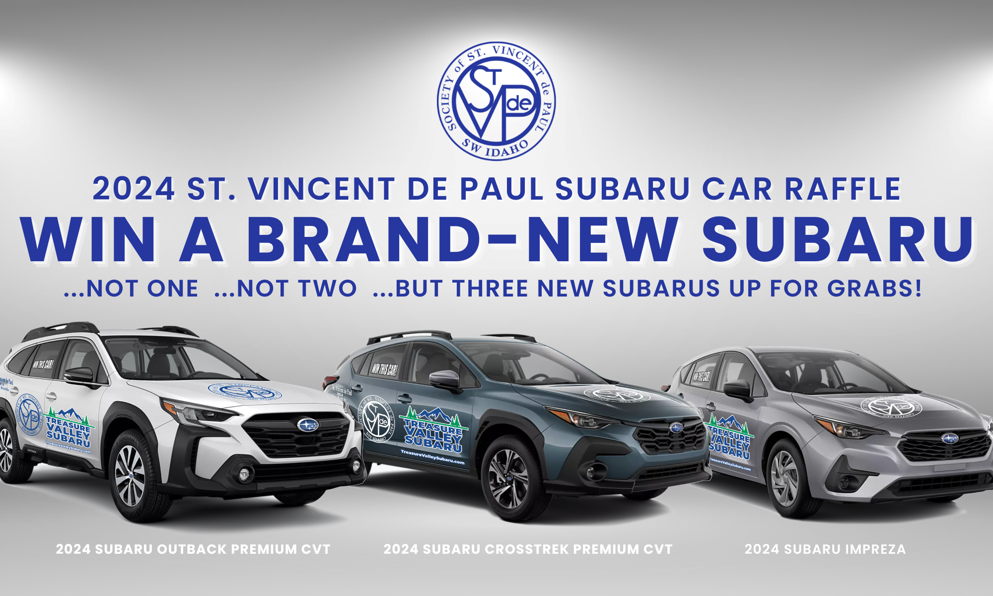 2024 St. Vincent de Paul Subaru Car Raffle Tickets by St. Vincent de