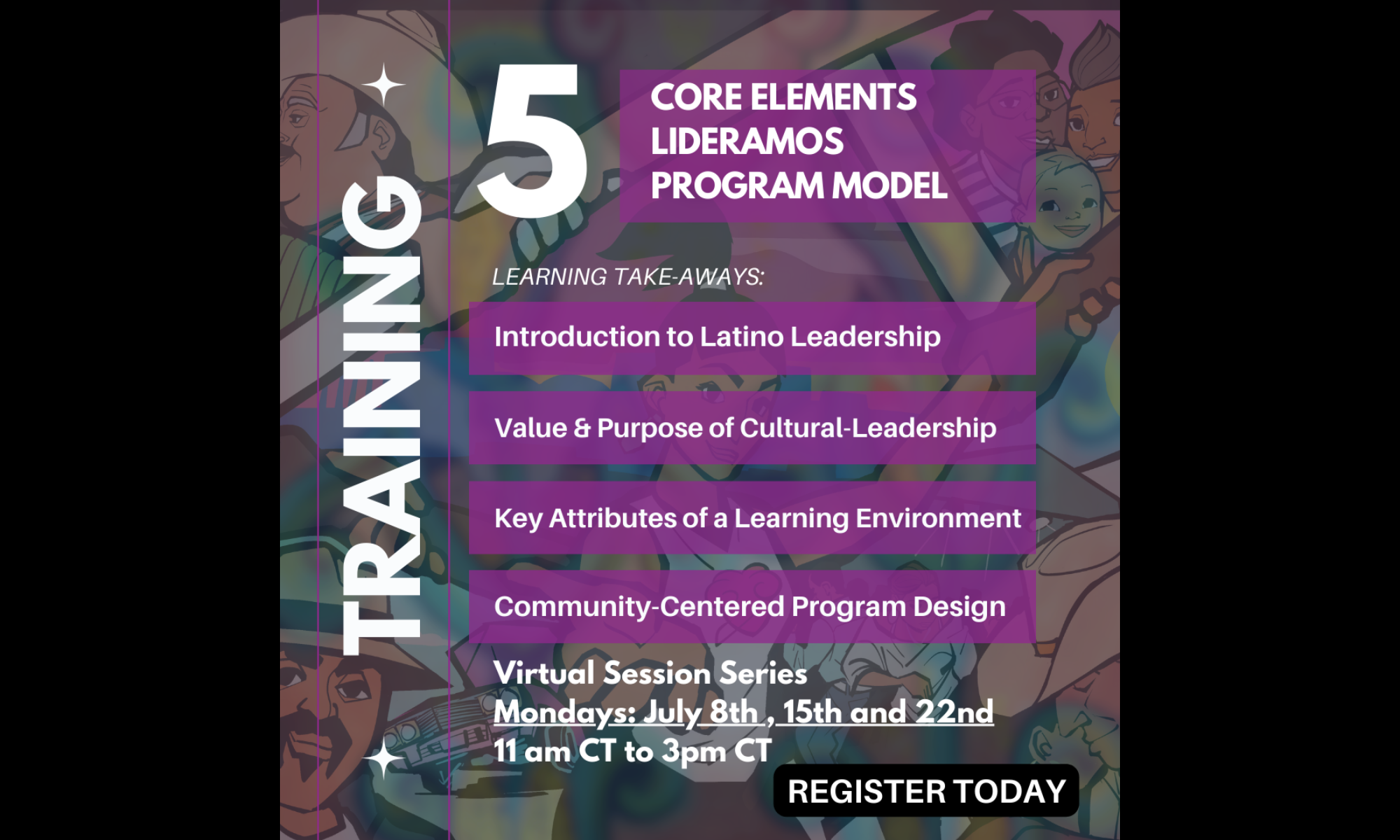 LIDERAMOS Core Elements Intensive Virtual Training (July 2024) background image