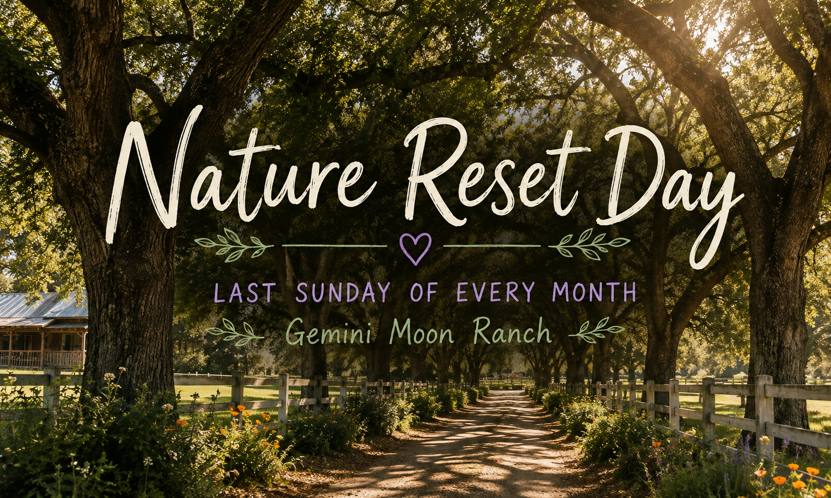 Nature Reset Day - November 29, 2026 background image