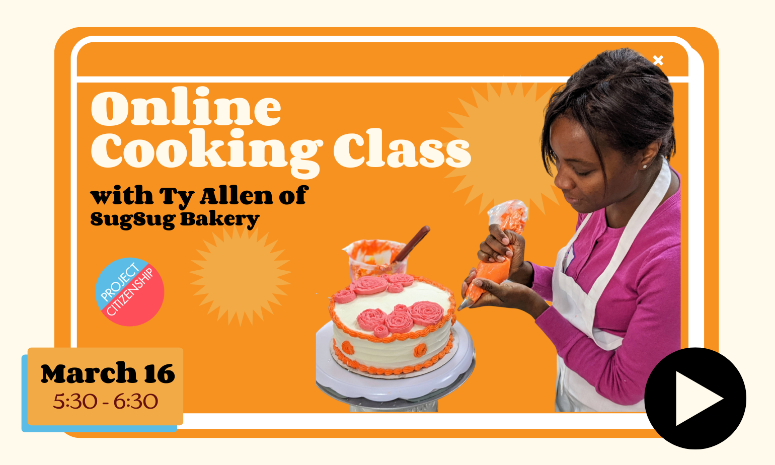 Cooking With Culture Hosted by Tyrishma Allen background image