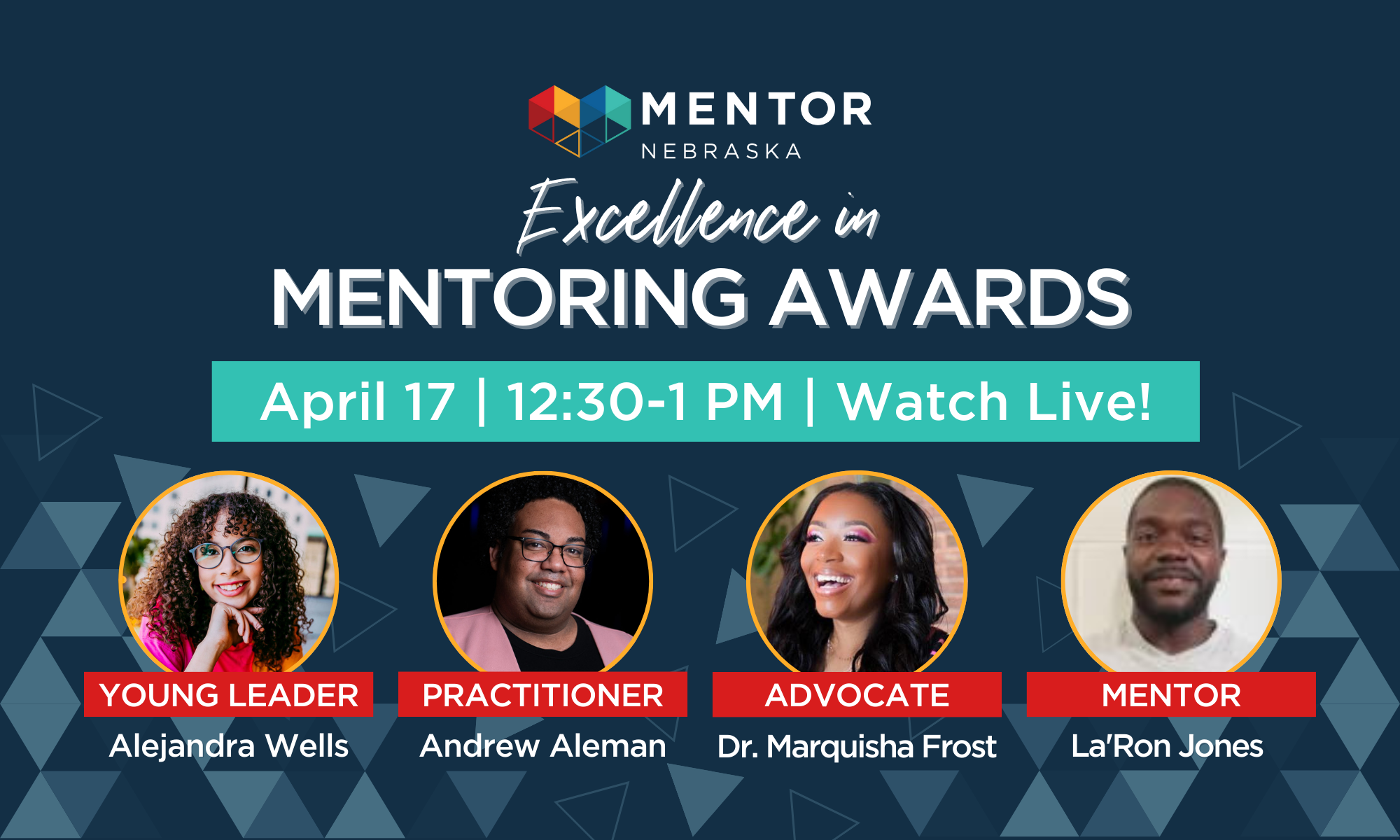 2024 Excellence in Mentoring Awards background image