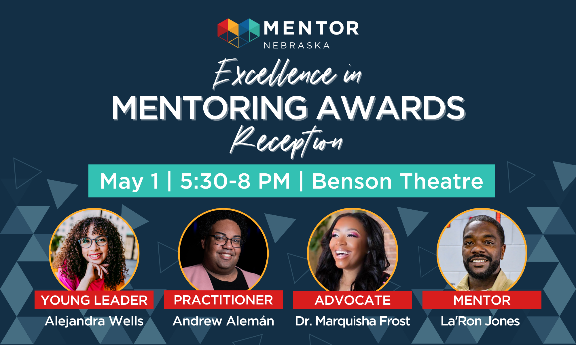 2024 Excellence in Mentoring Reception  background image
