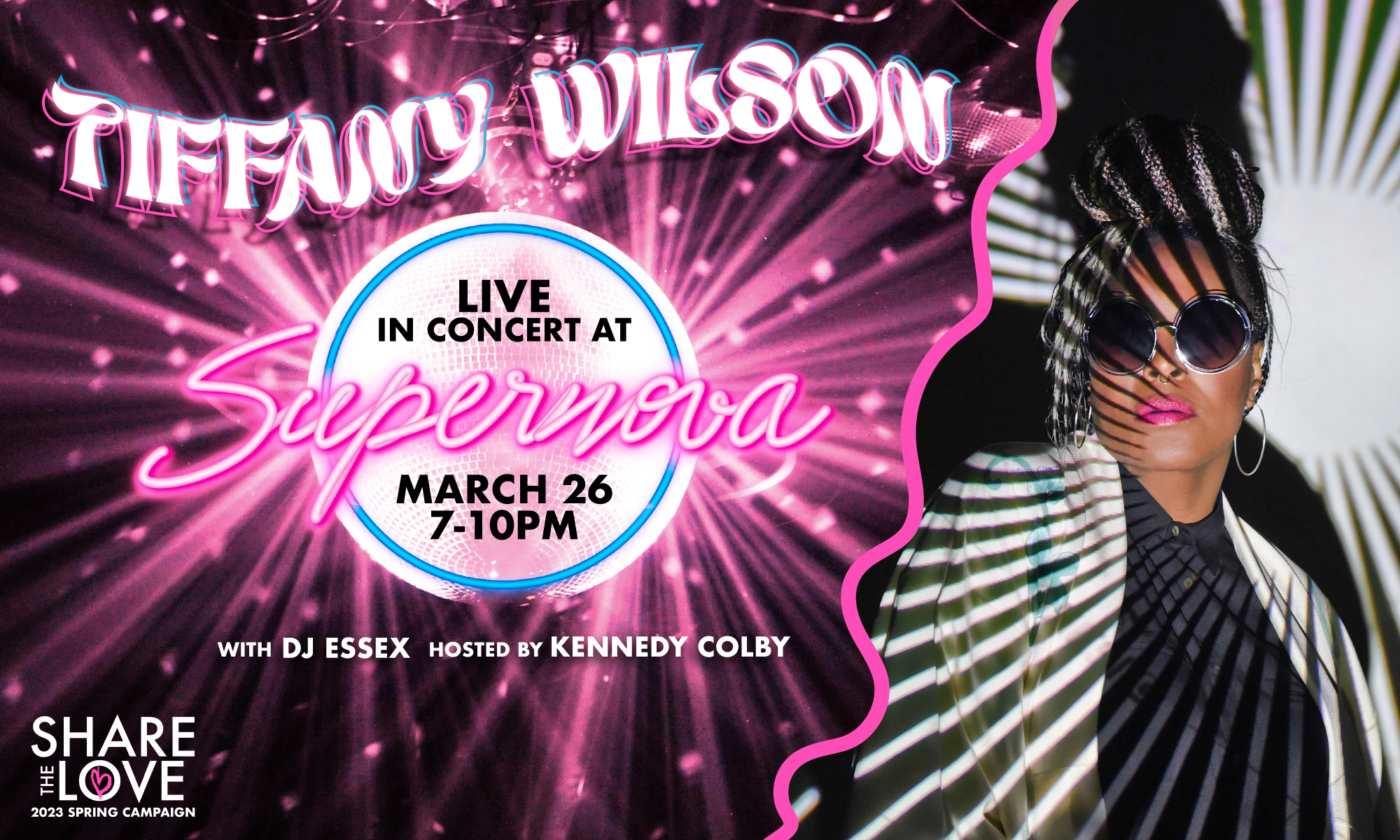 Tiffany Wilson live in concert at Supernova background image