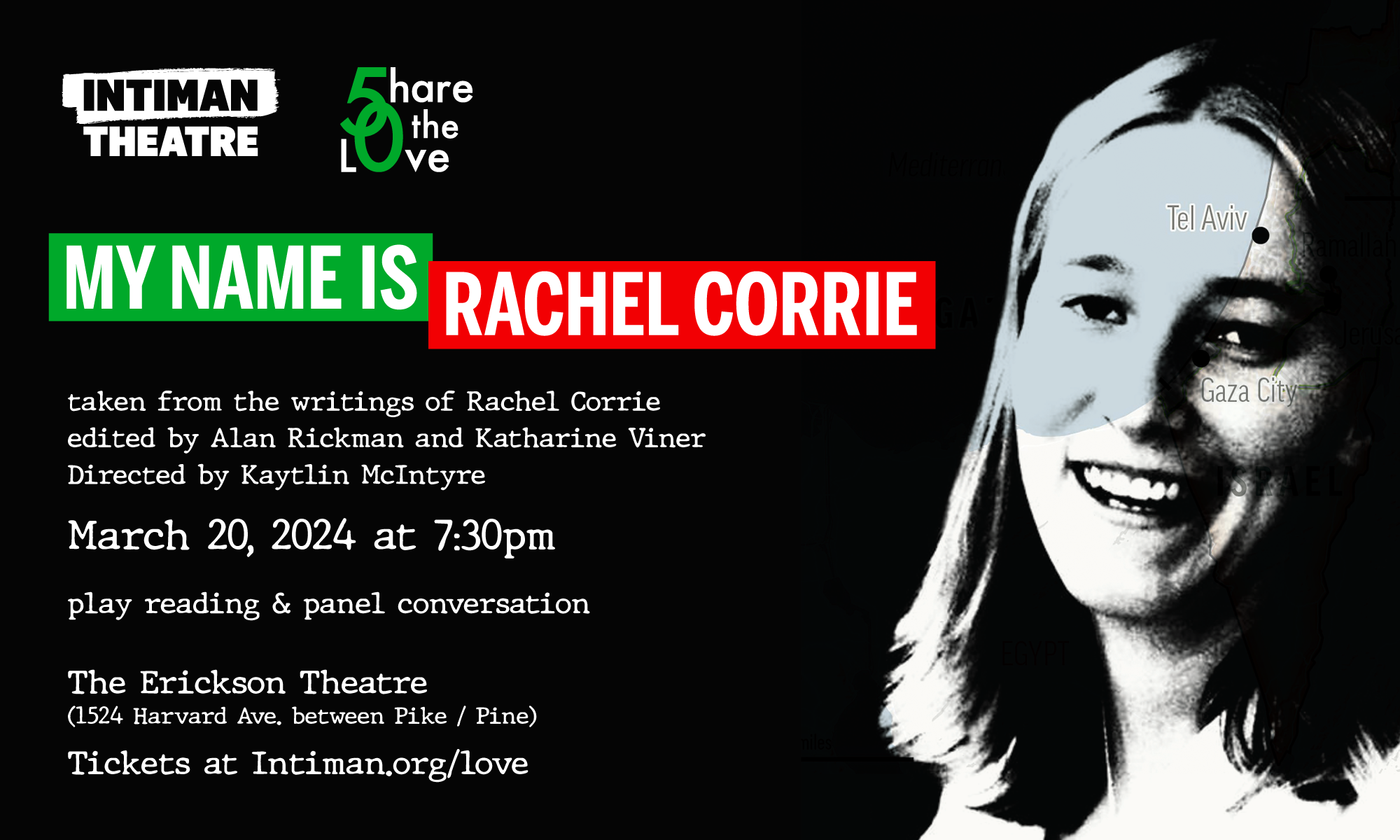 My Name is Rachel Corrie background image