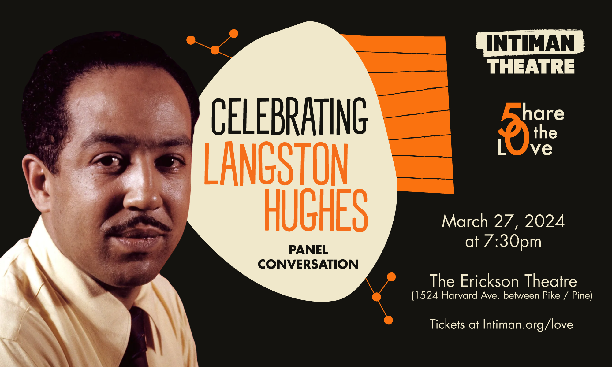 Celebrating Langston Hughes background image