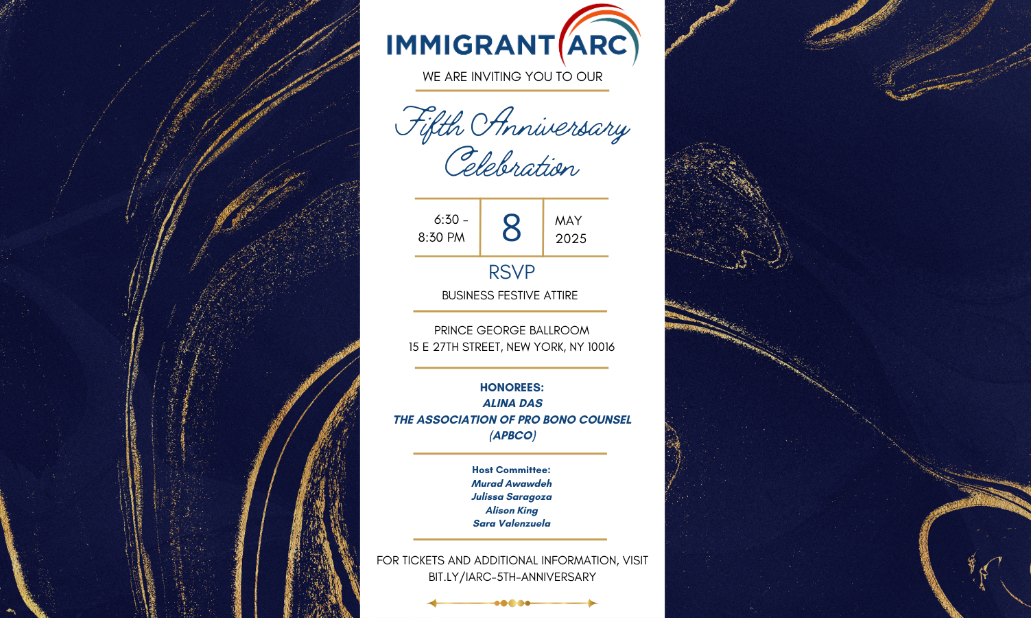 Immigrant-ARC’s 5th Anniversary Celebration background image