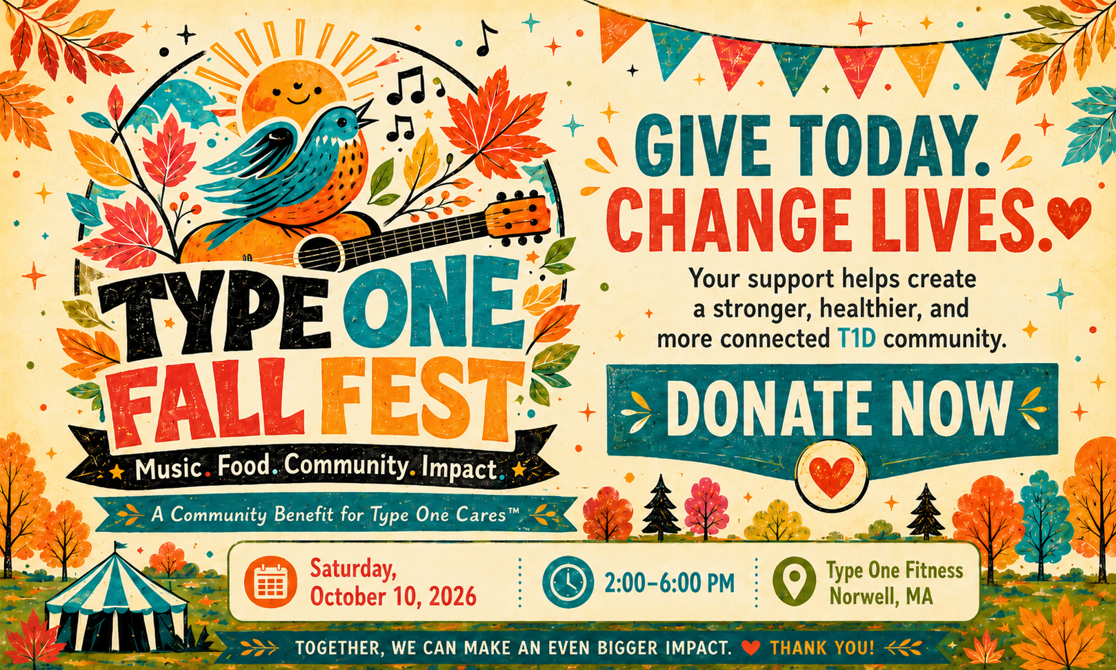 Type One Fall Fest background image