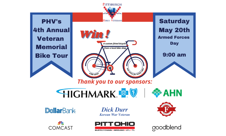 PHV's 4th Annual Veteran Memorial Bike Tour background image